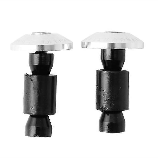 Motorcycle Dirt Bike CNC Handlebar Grips Slider Cap Plug Aluminum Bar End