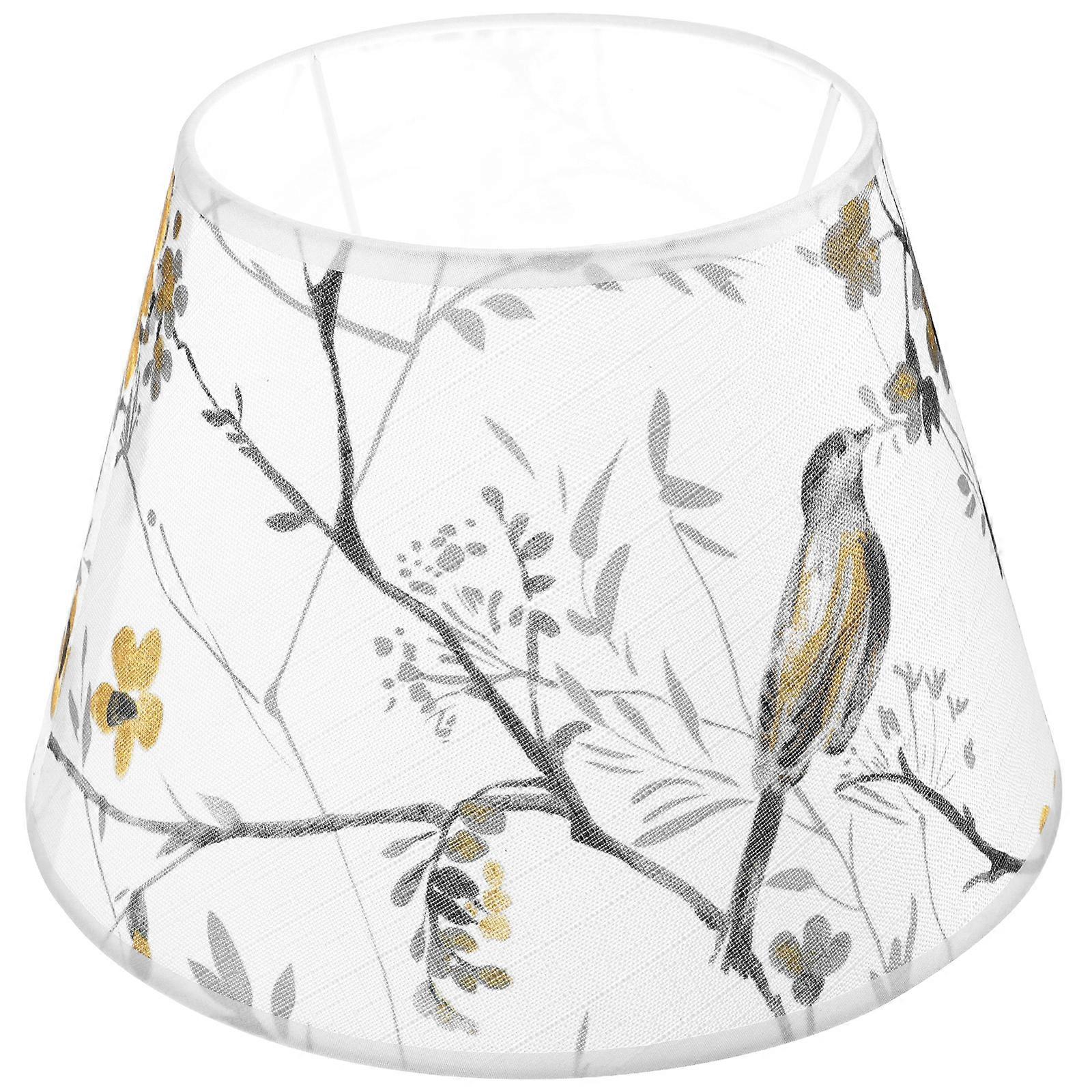 Replacement Lamp Shade Fabric Lamp Cover Decorative Light Cover Desktop Lampshade(E27)