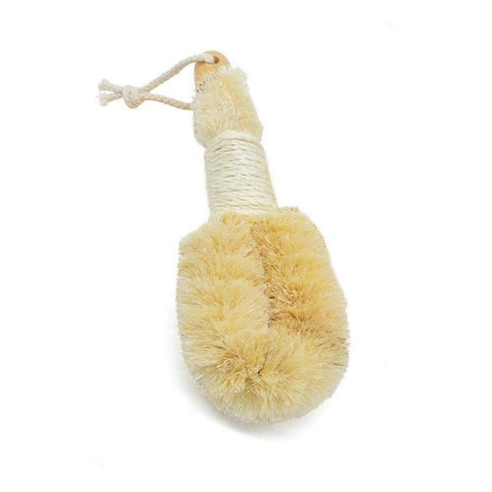 Bath brush with sisal bristles