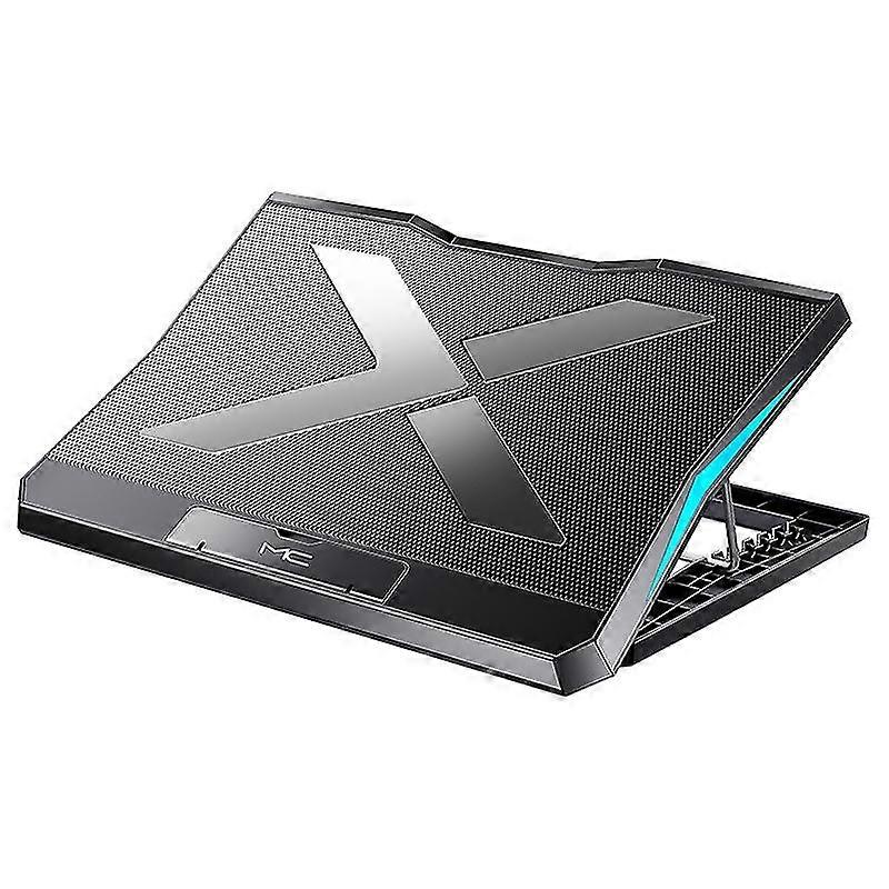Foldable Laptop Base Stand Riser Cooler Pad With 6 Fans 2usb Holder Bracket