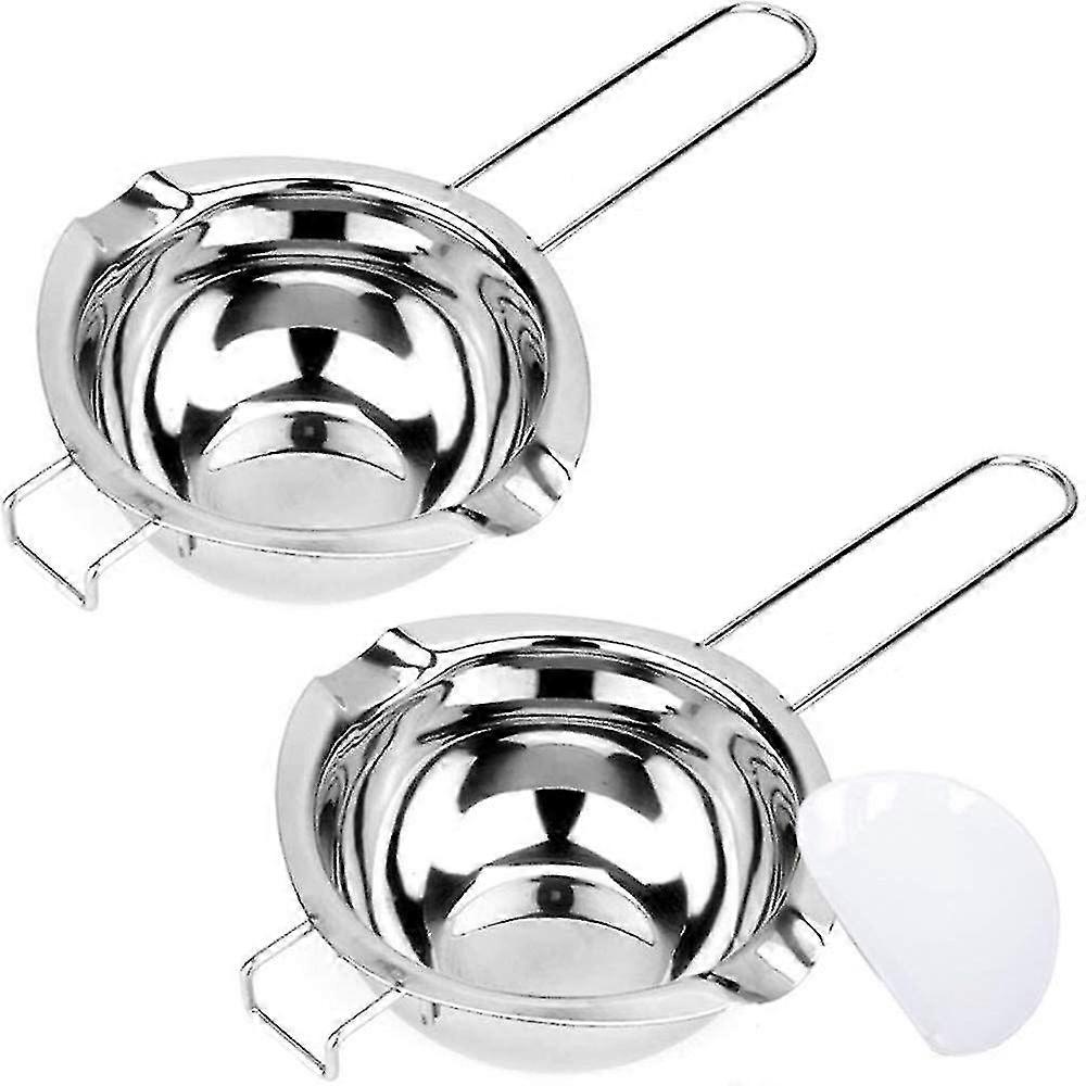 2 Pack Of 400ml Less Steel Double Boiler Boiler, With -ant