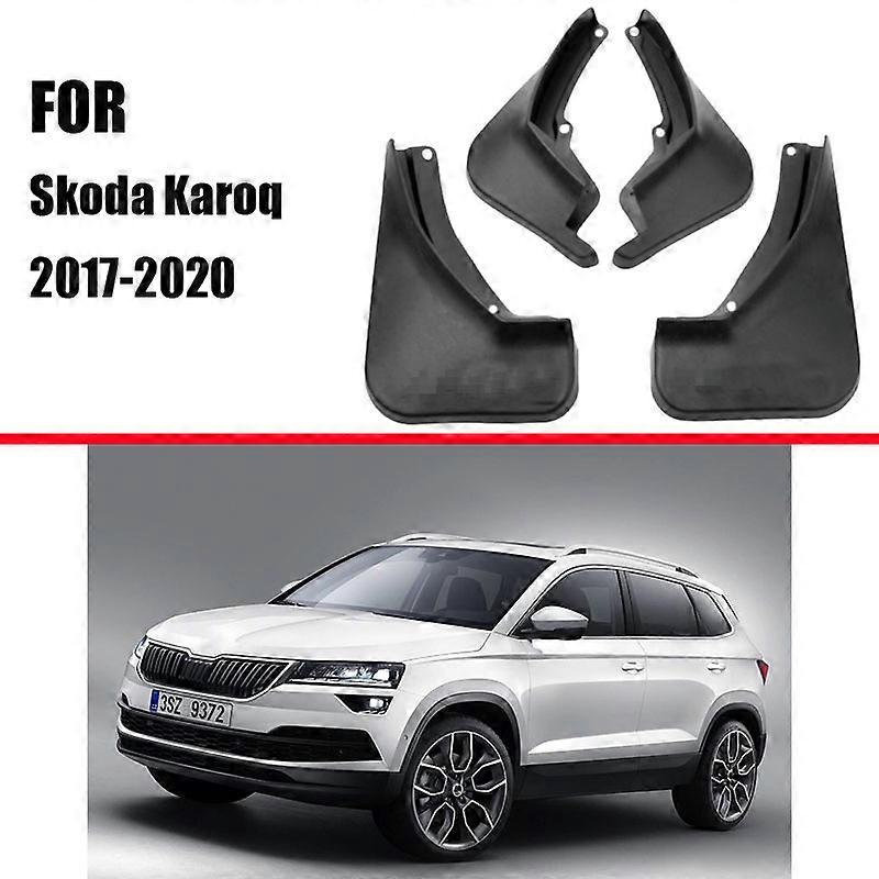 Mud flaps For Skoda Karoq Mudguards Fender Karoq Mud flap splash Guard Fenders Car accessories auto styline Front Rear 4 pcs
