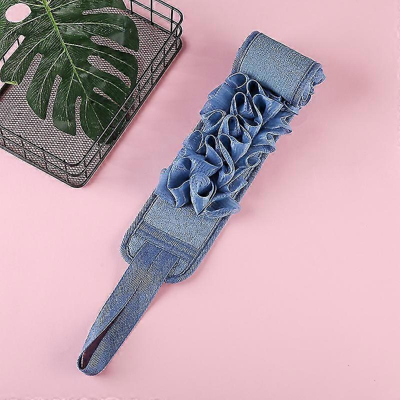 Back Rubbing Shower Foaming Net Strip, Double-sided Back Rub 2 In 1