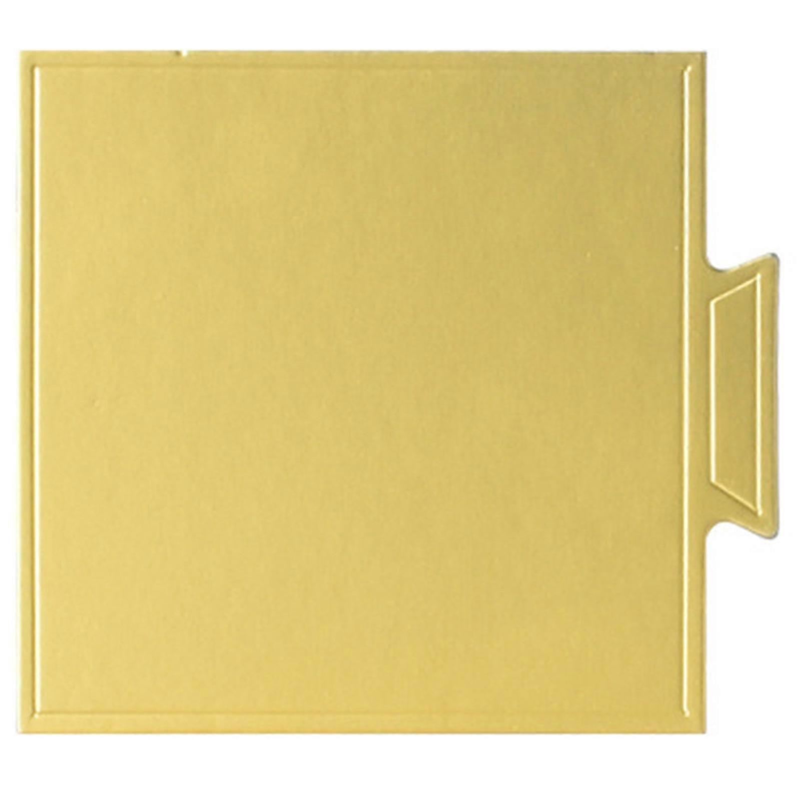 Practical Cake Mat Multipurpose Greaseproof Mousse Cake Plate Gold Paper Cupcakes