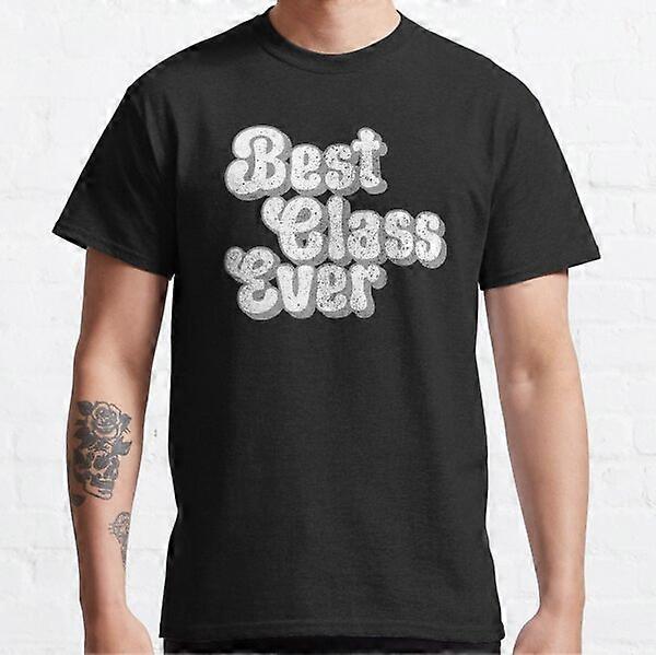 Camiseta Clássica do Professor Best Class Ever-RK46729