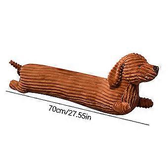 gravhund hund strimmel pude sød udstoppet simulering doggy dyr gave legetøj børn dukke
