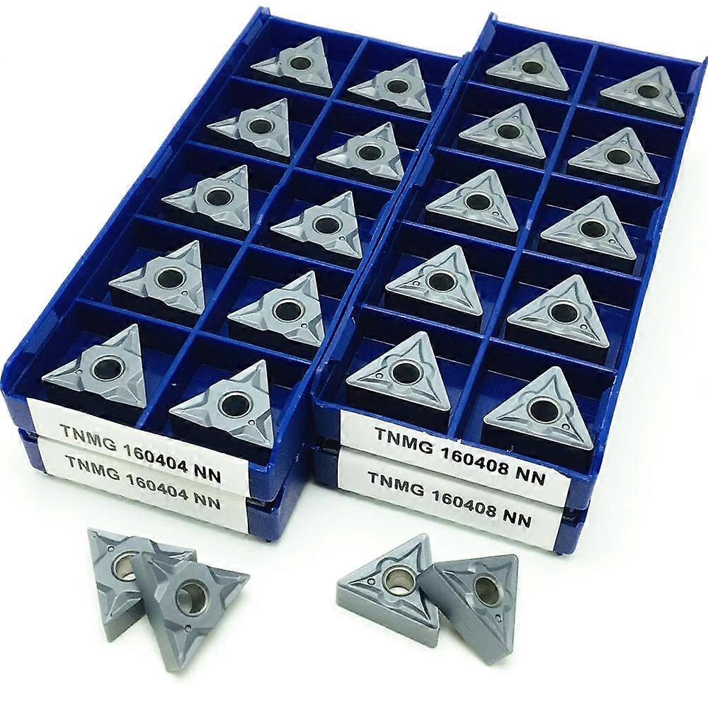 thumbnail image 2 of 2 Pcs TNMG160404 PCD Diamond Inserts – CNC Lathe Turning Tools For Aluminum 2 of 6