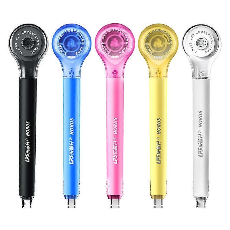 5Pcs Portable Correction Tape White Out Pen Correction Tape Portable White-Out Tape Correction Tape