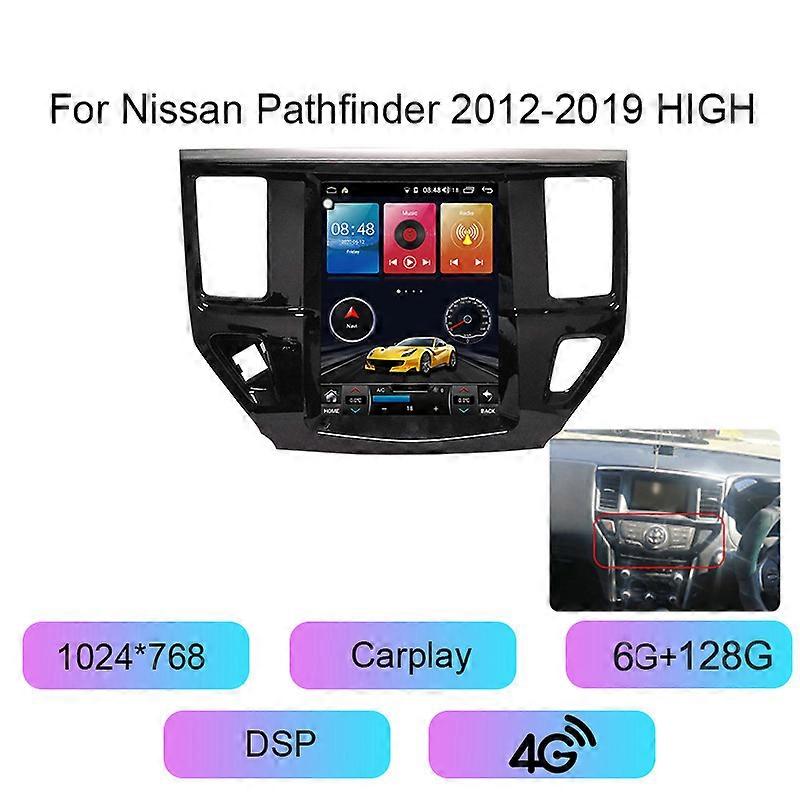 Car android radio for Nissan Pathfinder R52 2013 2014 2015 2016 2017 2018 2019 Player GPS Navigation Multimedia apple carplay