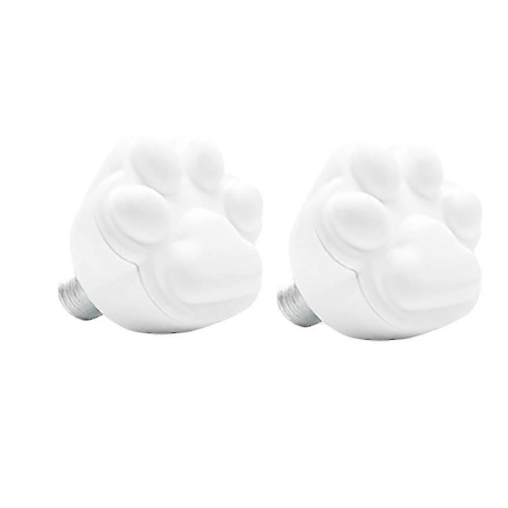 2 Pack Rubber Brake Block Stoppers 82a Compatible With Roller Skates White