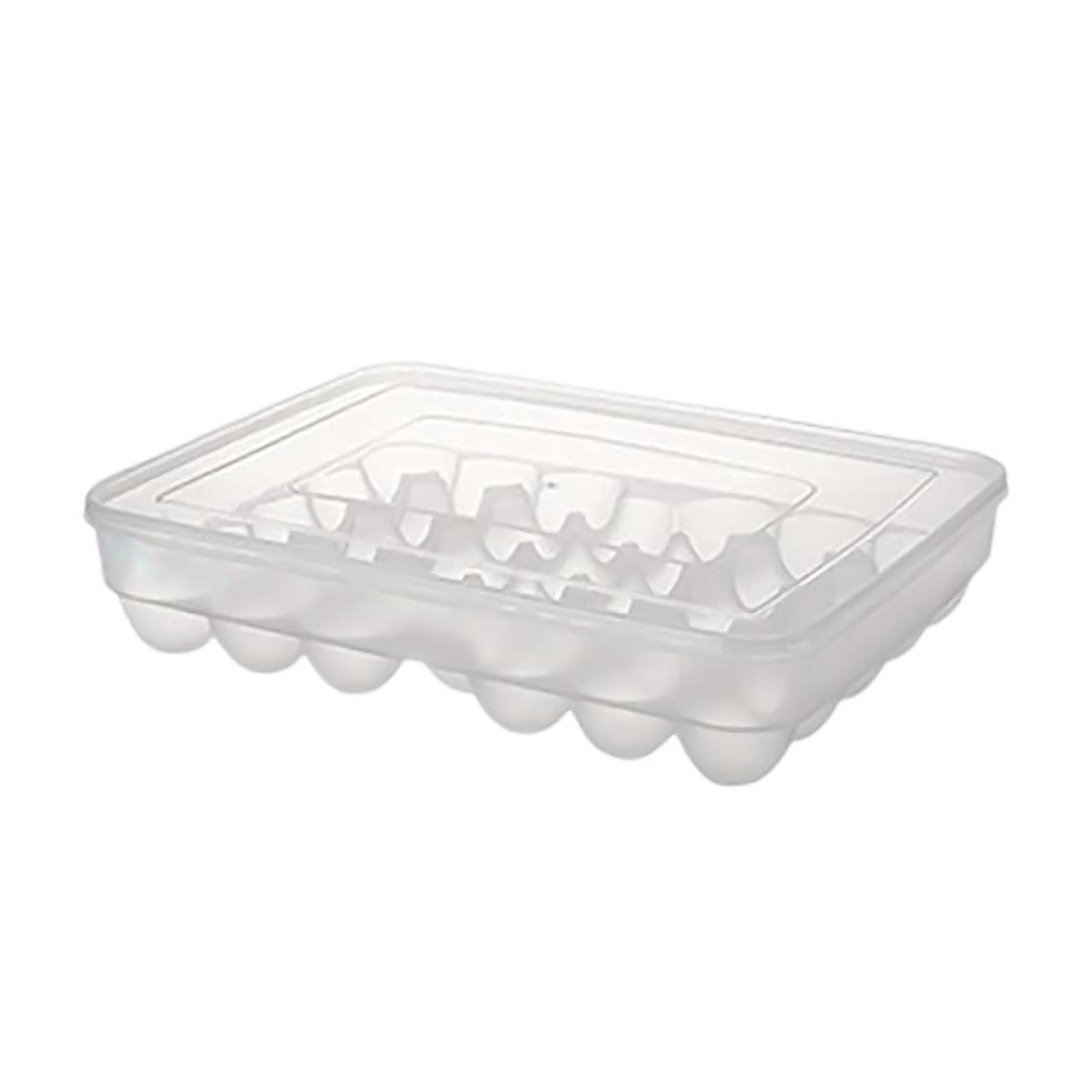 Storage Box Large Capacity Fresh-keeping PP Fridge Egg Container for Kitchen