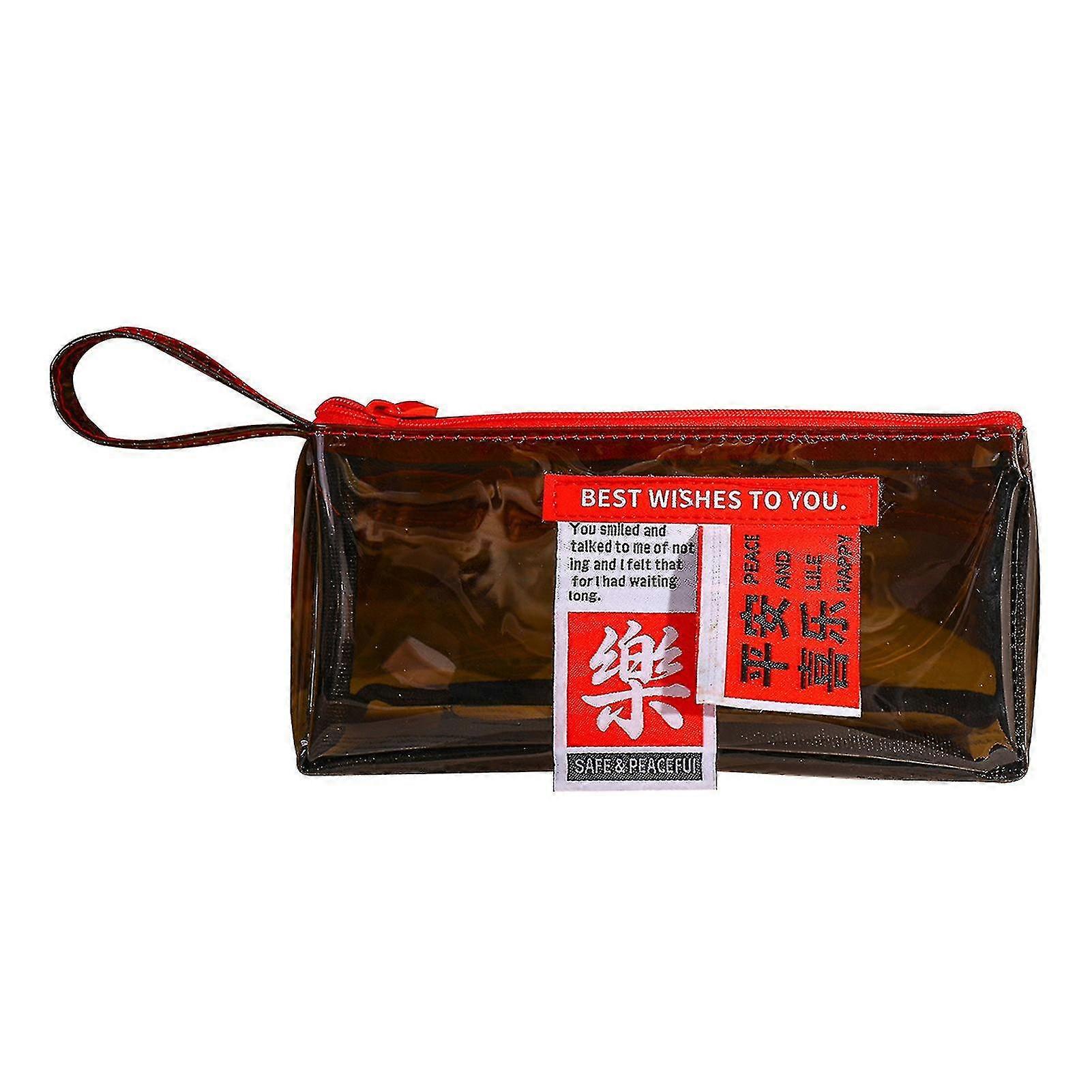 Pen Bag Double Layers Waterproof Student Practical Writing Case