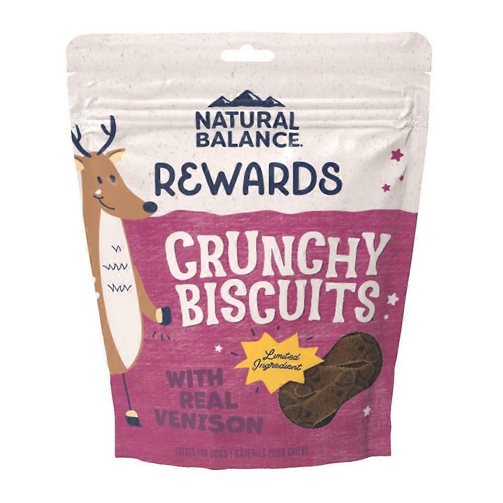 Natural Balance Pet Foods Rewards Crunchy Biscuits 狗粮,鹿肉,14 盎司
