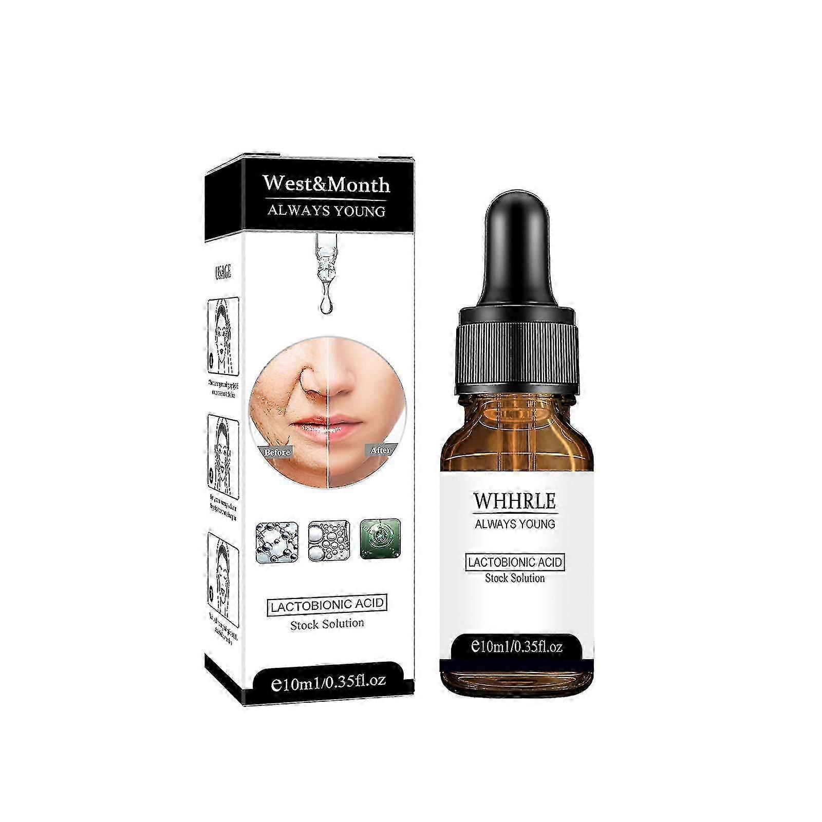 West Month Face Serum Anti-aging Remove Wrinkle Fine Lines Moisturizing Brightening