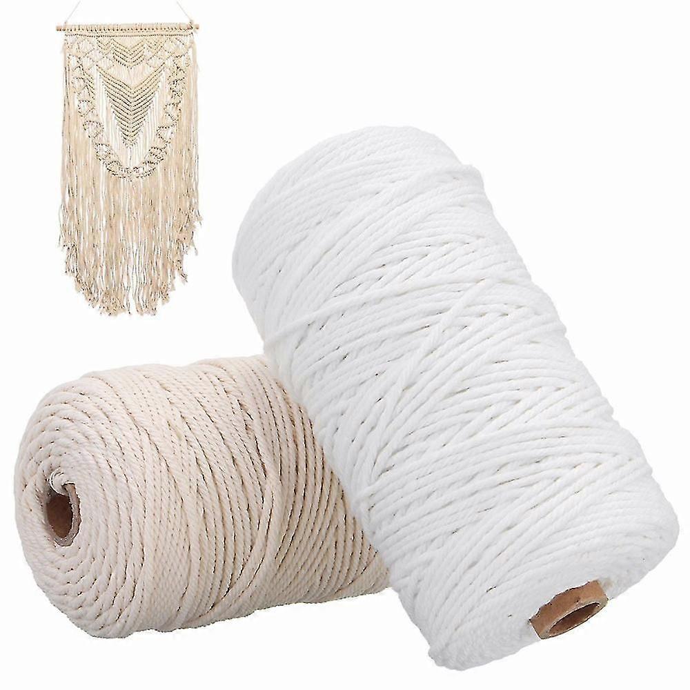2mm Macrame Cotton Cords Natural Macrame Ropes Macrame Craft Cords