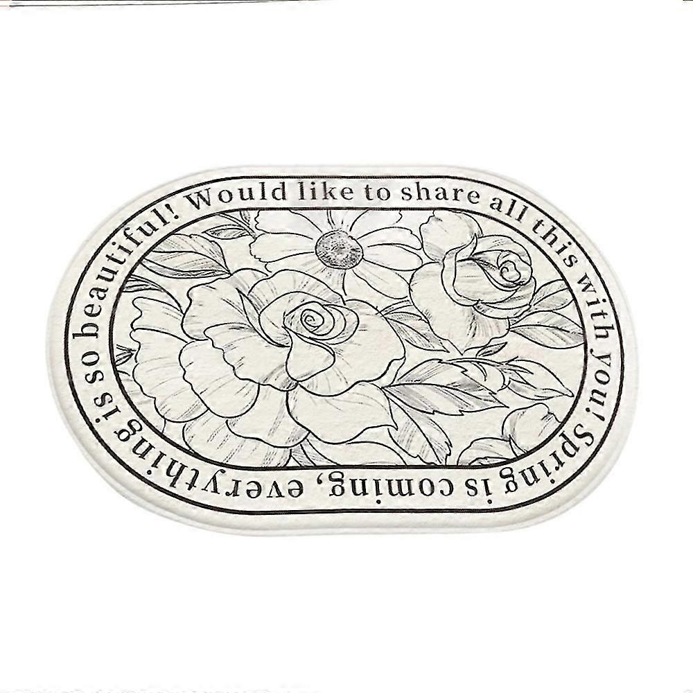 Anti Fouling Bathroom Carpet With Super Absorbent Fast Drying Rubber Backing