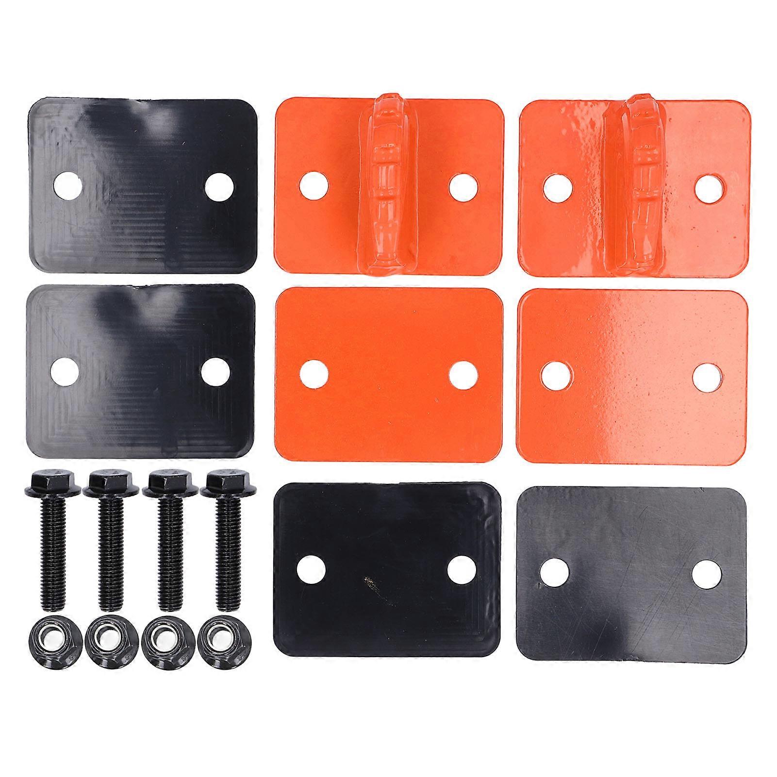 2 Set Tractor Bucket Grab Hook Set 3/8in Grade 70 Alloy Steel Tractor Bucket Hook for RV UTV 15000LBS Orange