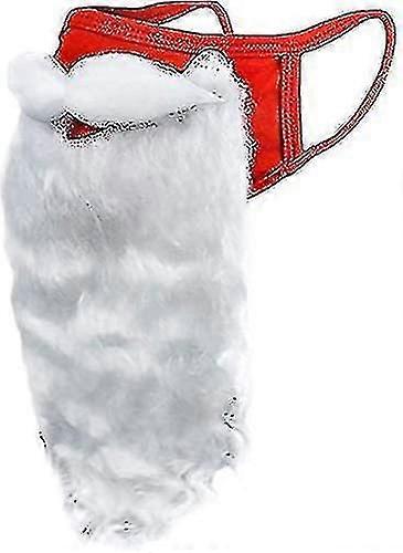 Inkapslad jultomtemask med skägg