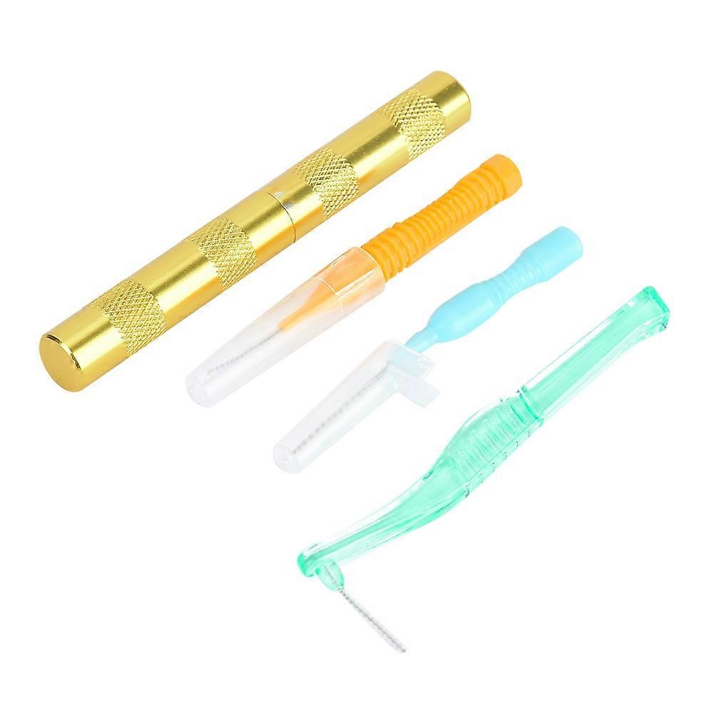 4pcs Airbrush Spray Cleaning Tools Kit 3 Cleaning Brushes Cleaning Knife