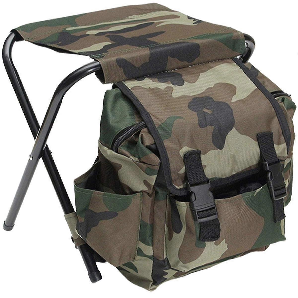 Backpack Cooling Chair Portable Folding Seat Stool Light Fishing Stool Outdoor Equipment for Campin