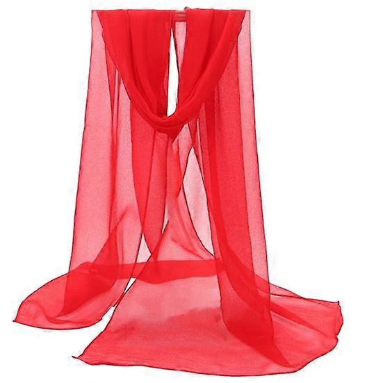 Soft Chiffon Scarf Sunscreen Popular Female Gradient Color Shawl
