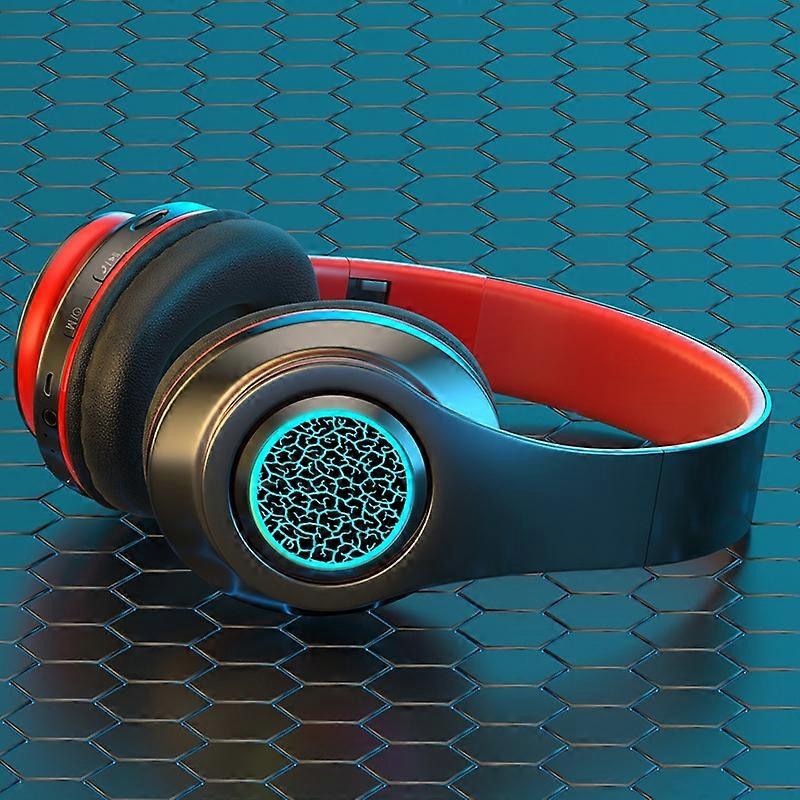 B39 Wireless Bluetooth Headset Subwoofer With Breathing Light Support TF Card