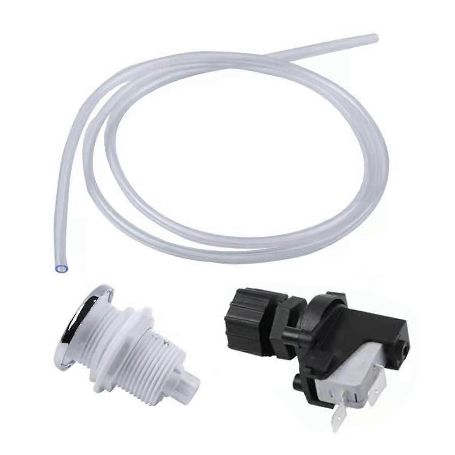 1 Set Pneumatic Switch for Garbage Disposal 16A On Off Push Button Switch