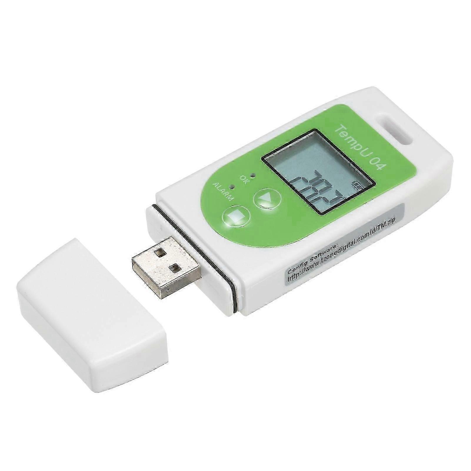 Data Logger Multi-use Usb Temperature Datalogger Reusable Temp Recorder With 32,000 Record Capacity Fk