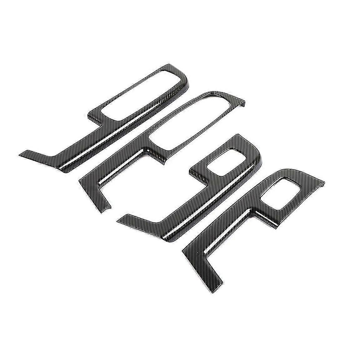 Car Window Button Lifting Panel Decoration Cover Stickers For Nitro 2007-2012 Interior Accessories