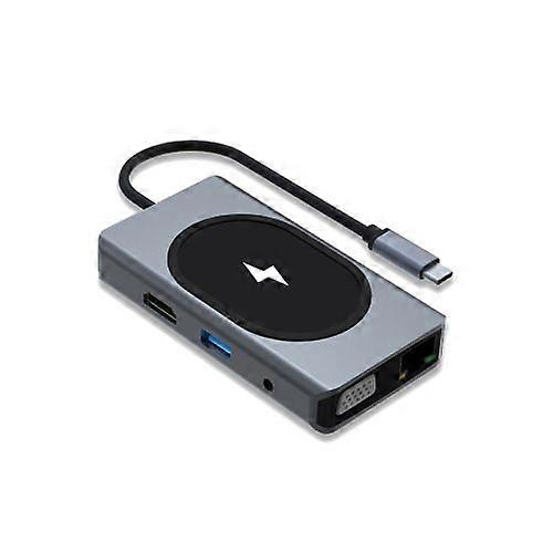 ZRUXE HB-289 9 in 1 Wireless Charging Docking Hub