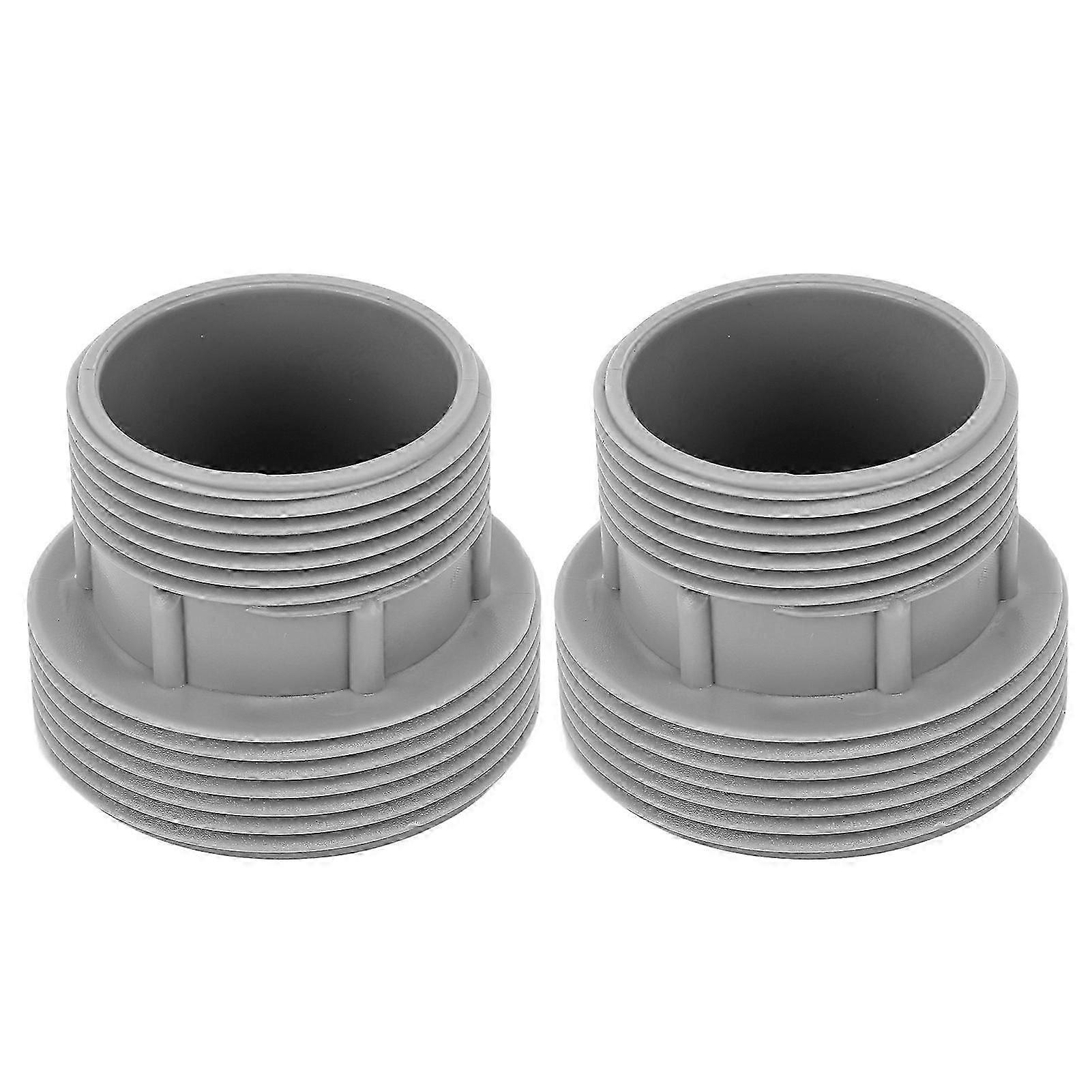 2PCS Pool Hose Conversion Adapter Plastic Universal Pool Filter Pump Hose Adapter with Connector Gaskets for  4560 for 58254