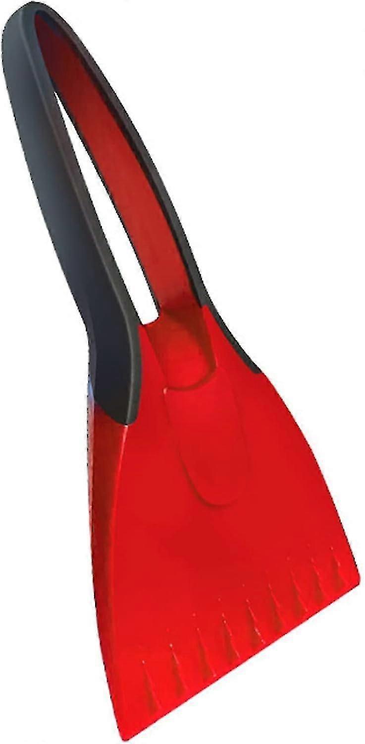 Car Snow Shovel Labor-Saving Deicing Easy to Carry Frost Snow Removal Brush Scraper for Home Red - q37