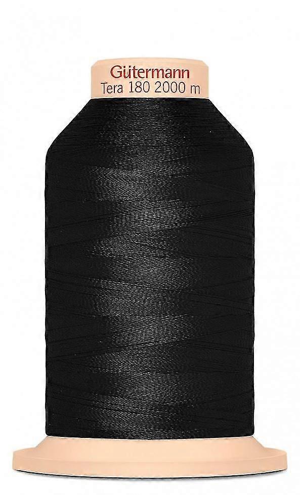 Gutermann Tera 180 Overlocker Sewing Thread 2000m Black - each