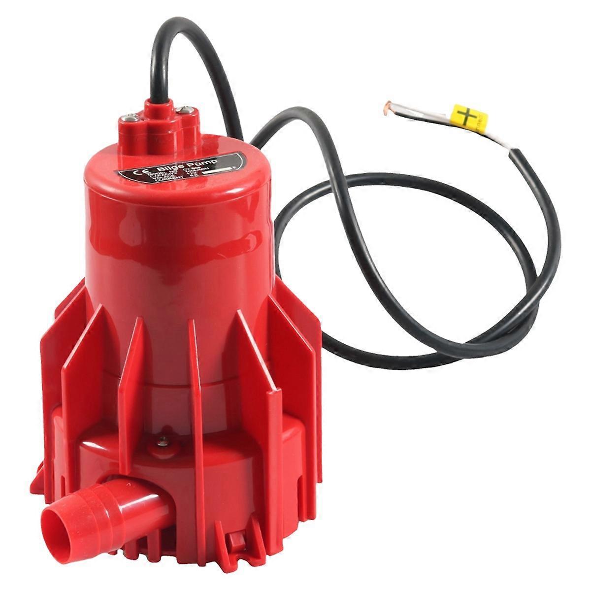 12V Cabin Drainage Pump High Flow 100L/Min Pumping Pump for Sewage Discharge High Flow Liquid Trans