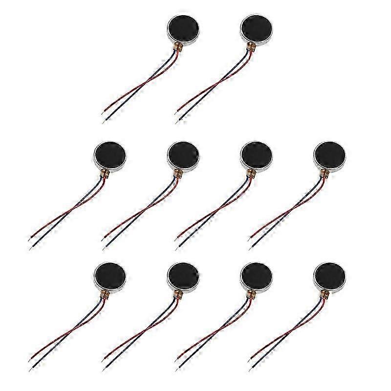 Mini Vibration Motor with Wire Flat Coin Button-Type Micro Vibrating Motor
