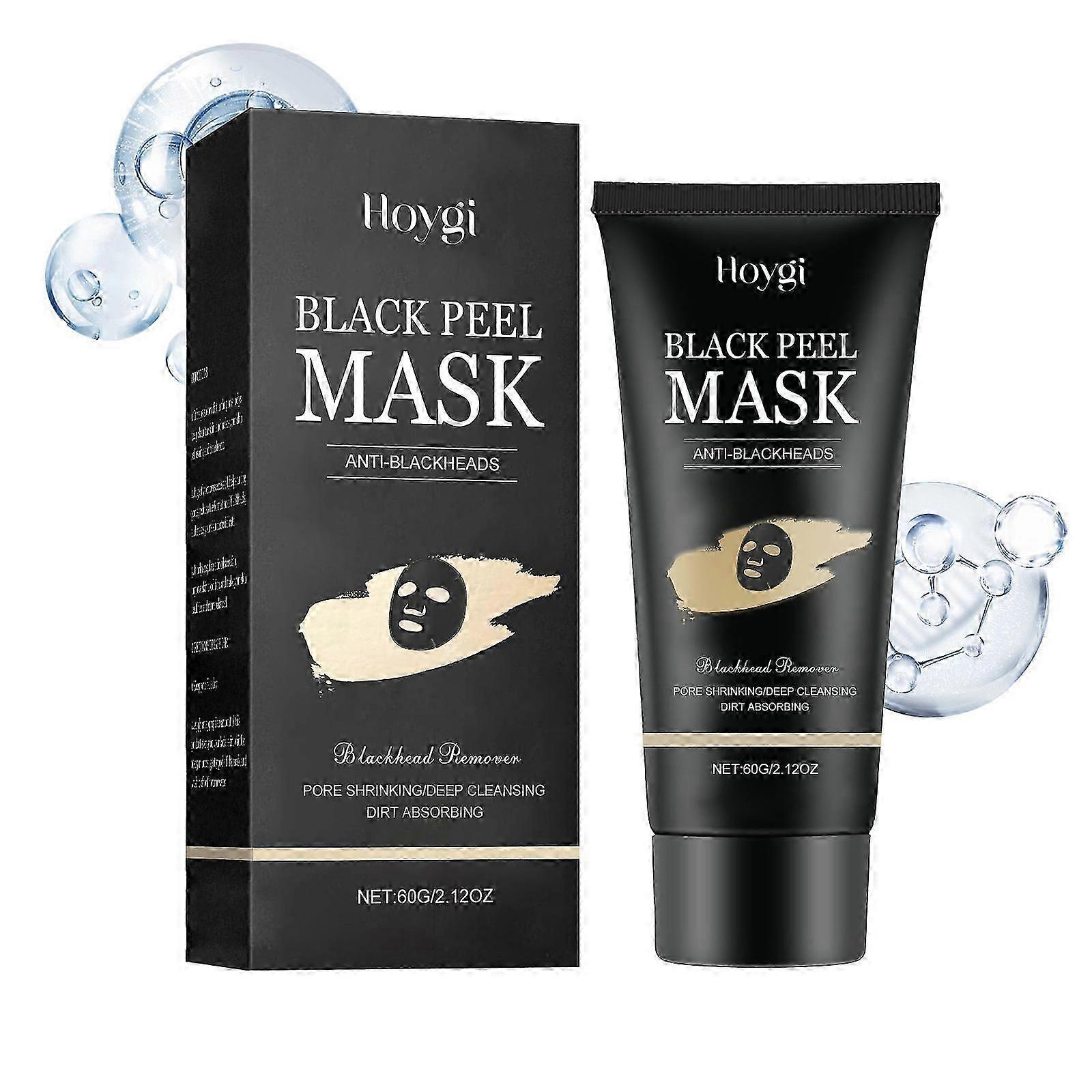 Blackhead Remover Mask, Charcoal Peel-Off Face Mask for All Skin Types, Deep Cleansing for Pores, Acne and Blackheads, Suitable for All Skin Types