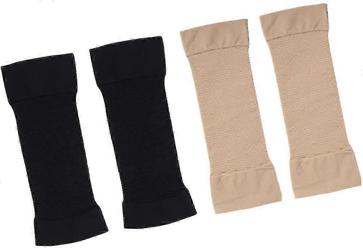 2 Pairs Lymphedema Arm Sleeve Post Mastectomy Compression Sleeve Anti Swelling Glove Gauntlet Arm Support Brace