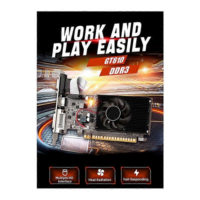 Geforce GT610 1GB DDR3 Graphics Card