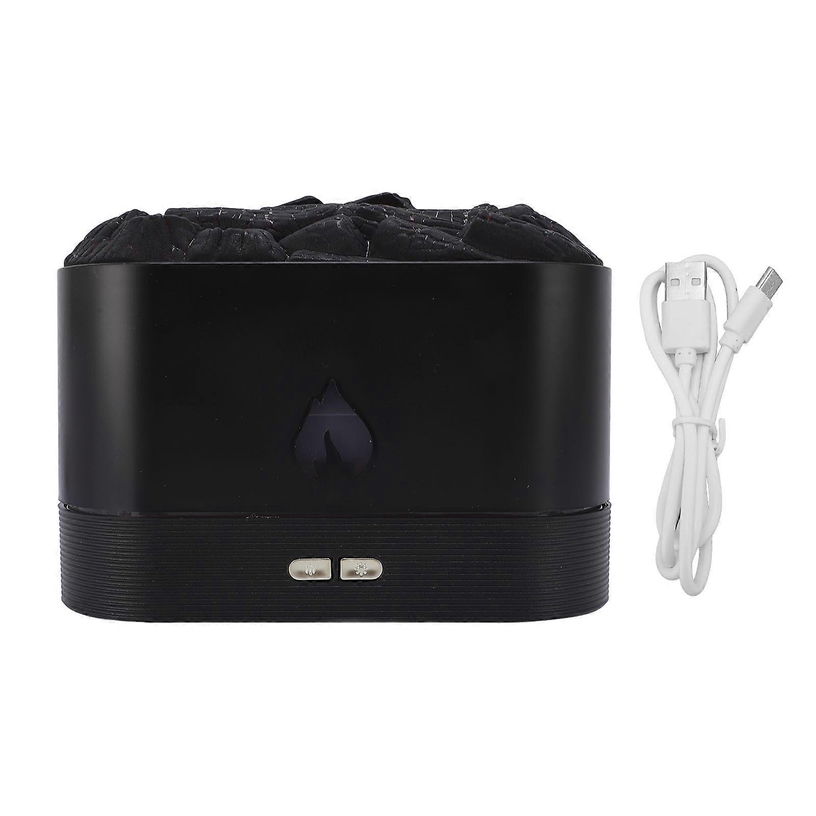 Flame Aromatherapy Diffuser Quiet Relaxing Decorative Desktop Flame Humidifier Aromatherapy Machine Style 2