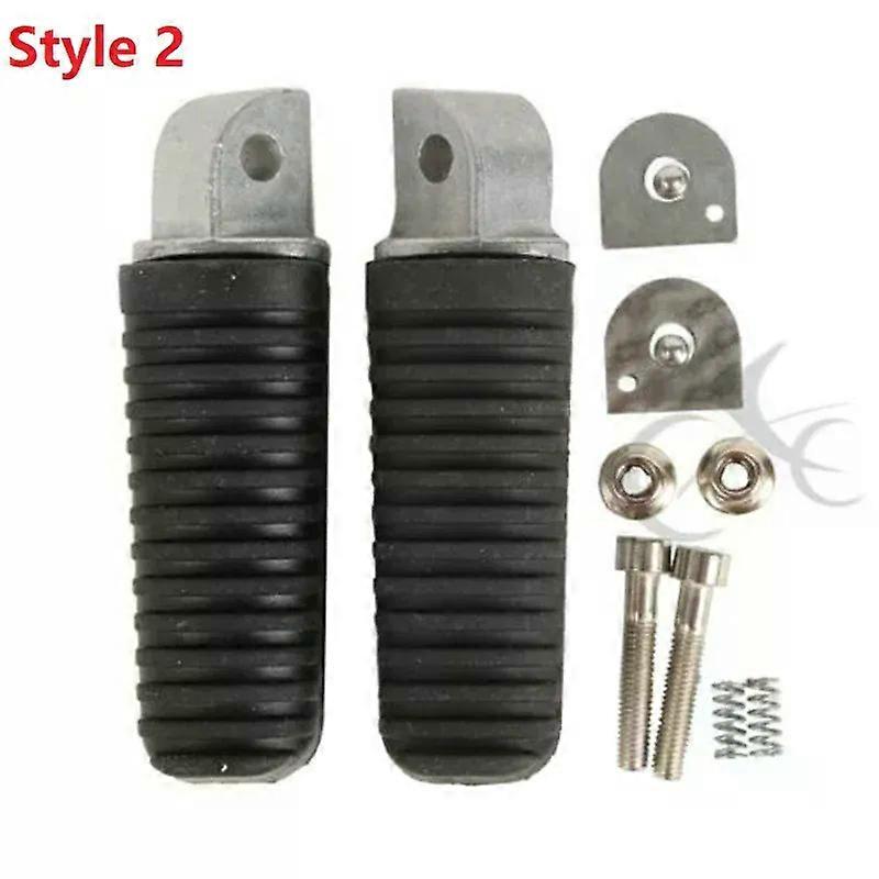 2 Style Rear Footrest Foot pegs compatible for Yama-ha FJR1300 FZ400 FZ6R XJR400 XJR1200 XJR1300 XJ6 FZ6N 2004-2006 2005 Motorcycle
