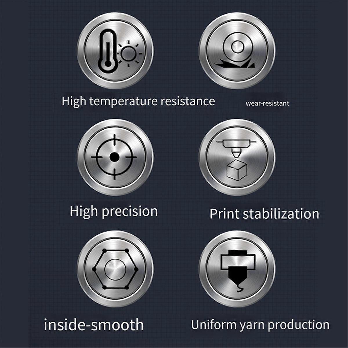 5PCS for Neptune 4Plus/4Max -Zr-Cu Nozzle 1.0mm