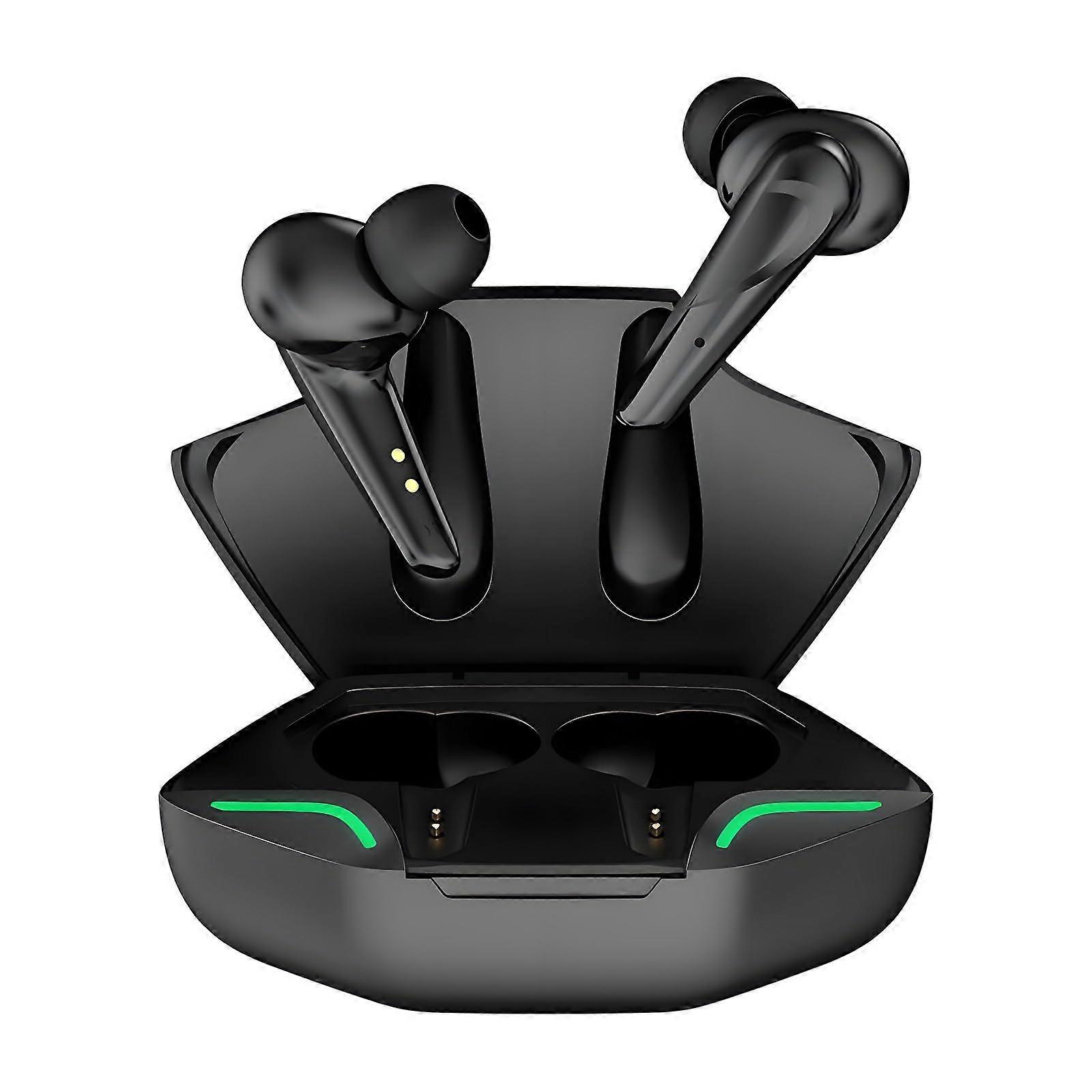 Wireless Earbuds Bluetooth 5.3, Noise Cancelling Touch Control Earphones with Stereo Sound, Bass Surround for Sports & Phone (Black)