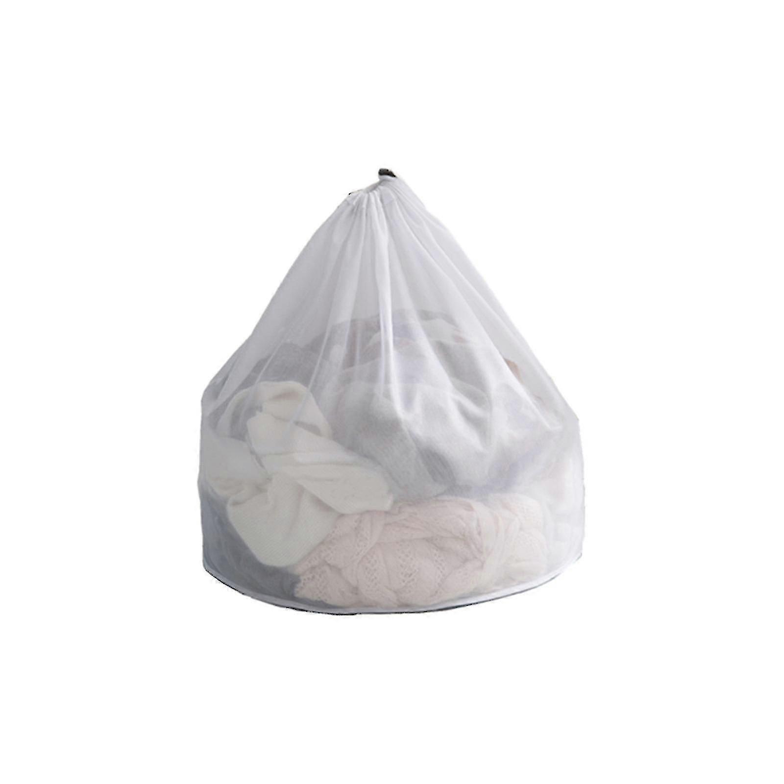 Large , Mesh s With Drawstring, Durable Wash Bag For