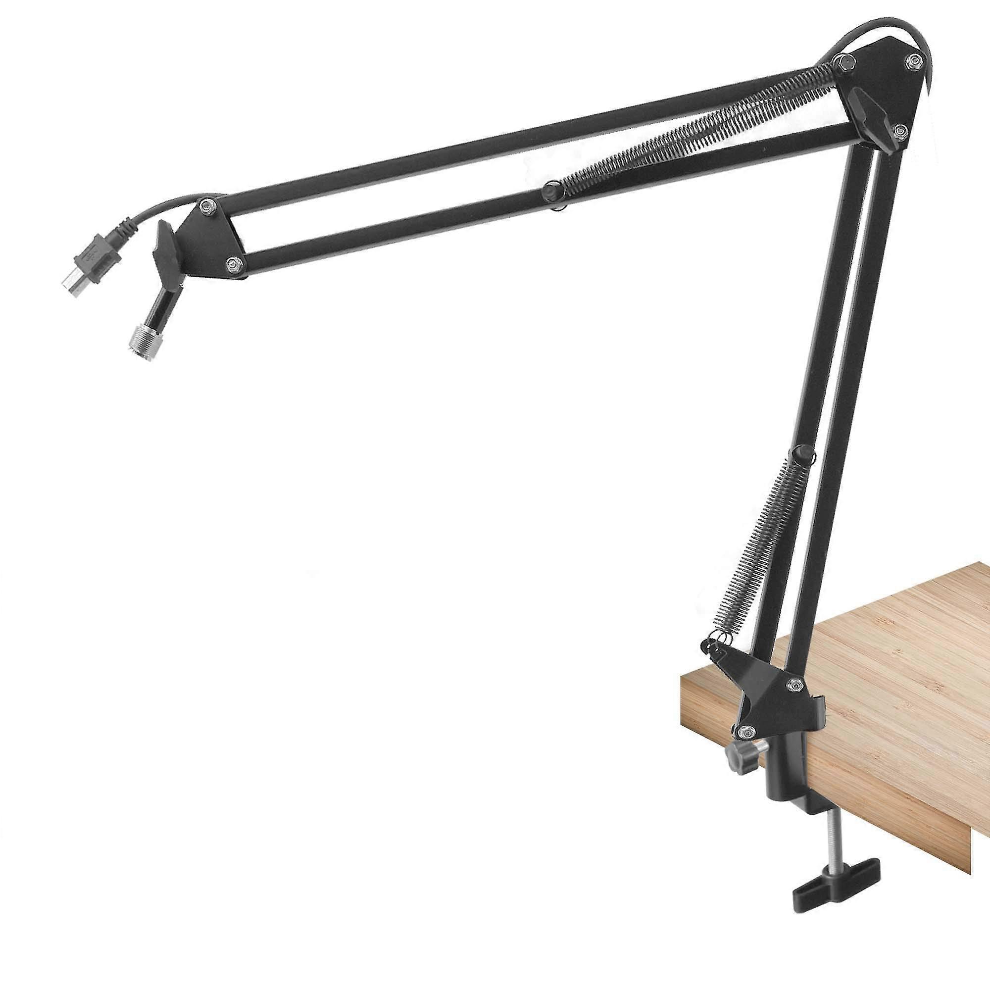 PRO USB Suspension Boom Microphone Stand, Compact Adjustable Arm for USB Microphones, Steel Construction, Compatible with Most Models
