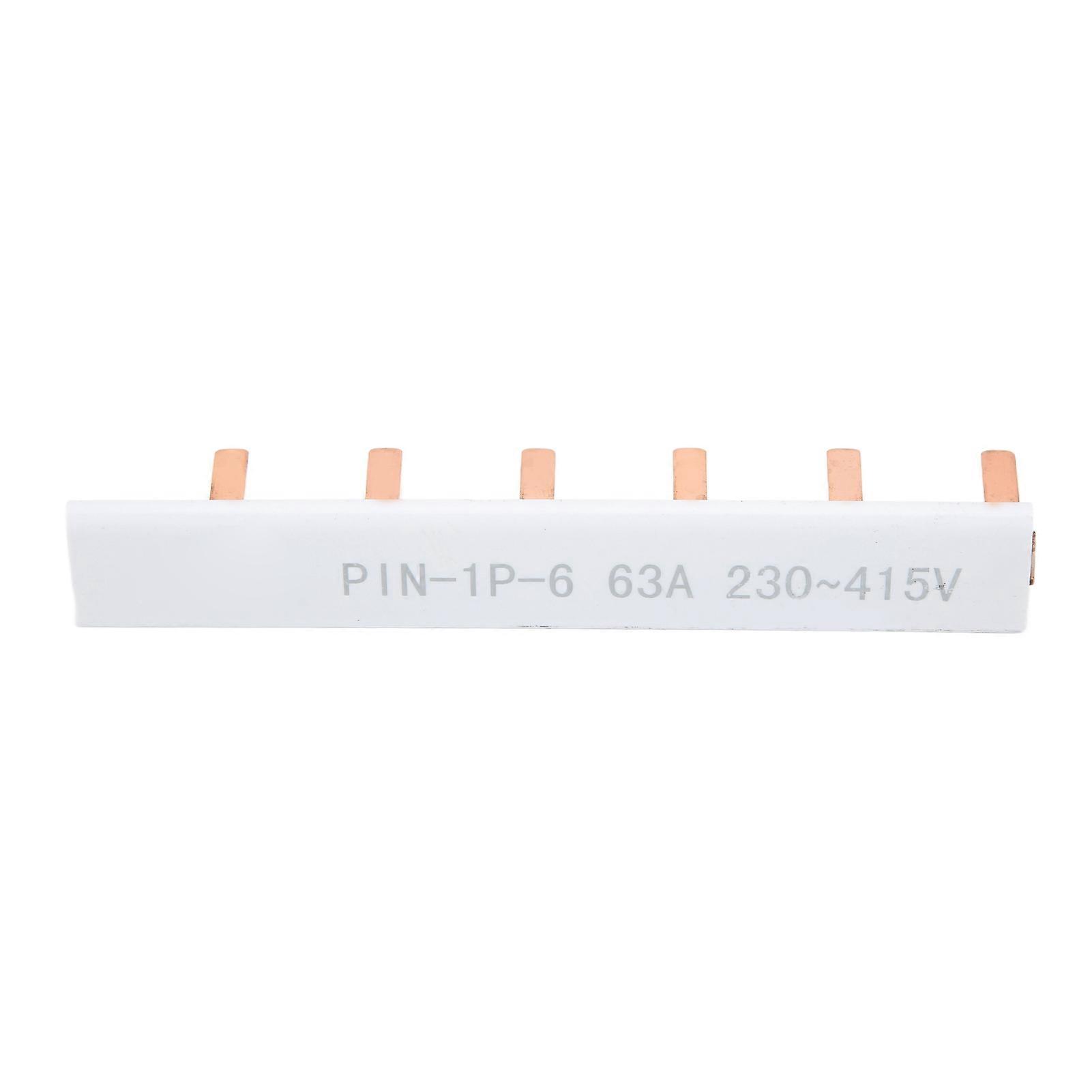 Circuit Breaker Buss Bar Combing Terminal Block Pure Copper PVC for Schools Hospitals Hotels Home6 Channel 