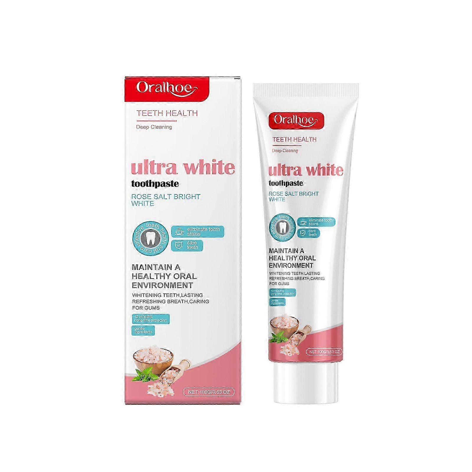 Oralhoeローズオーラルケア歯磨き粉きれいな歯の汚れフレッシュジェントルケアブライトニング歯