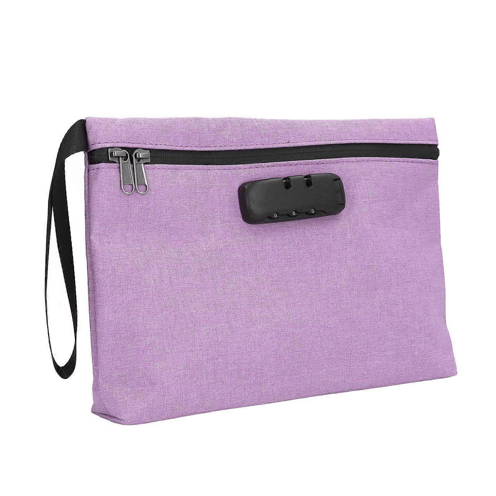 Smell Proof Bag with Combination Lock Sealable Lockable Activated Carbon Odor Stash Case Container for Travel Roseous
