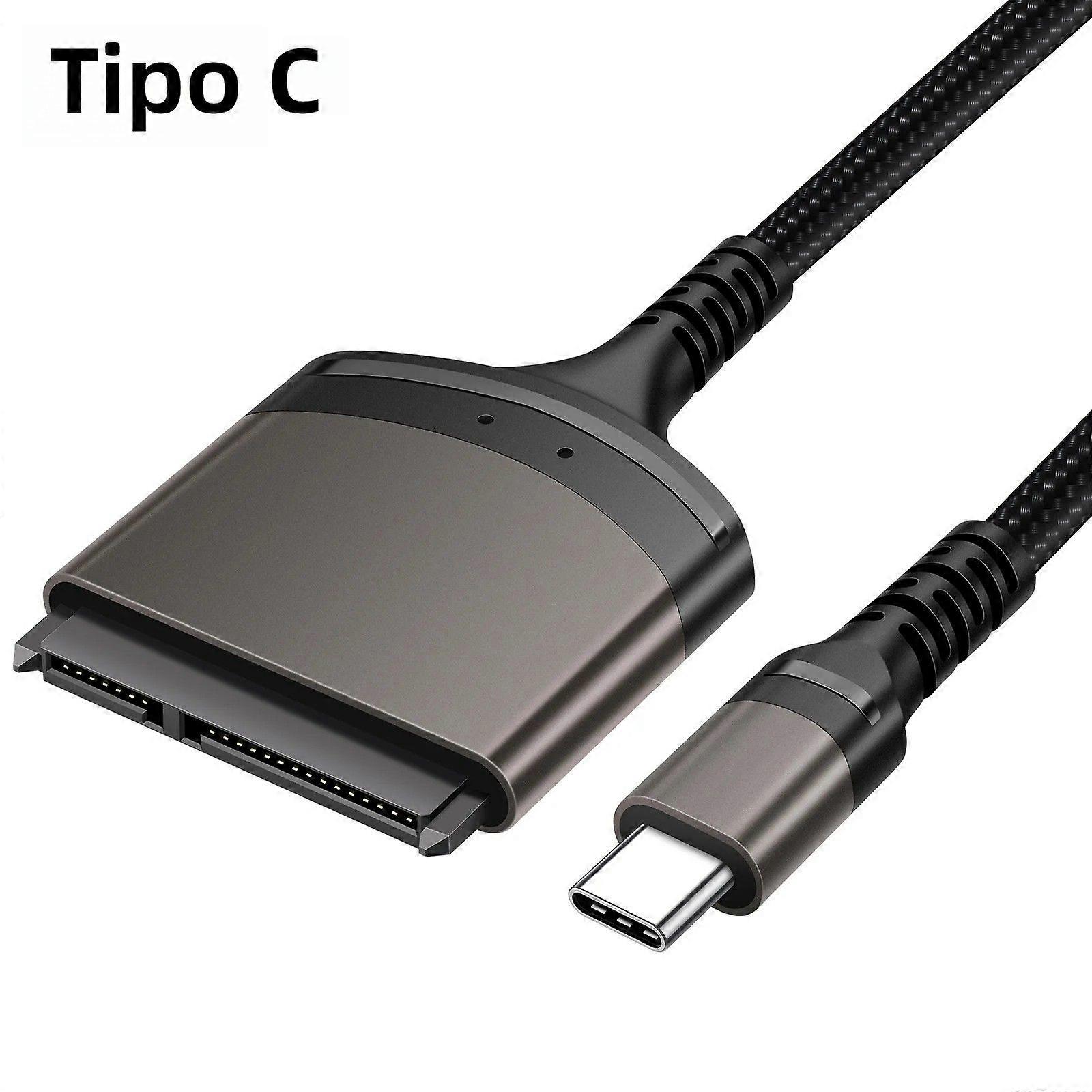 USB 3.0/Type C to SATA Cable Adapter Up to 6 Gbps for 2.5 Inch External Hard Drive SSD/HDD SATA 3 22 Pin SATA Adapter Cables