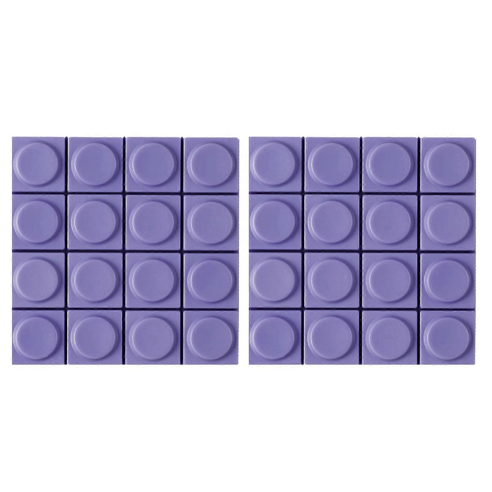 32Piece 1U Brick Keycap Set Vintage Blocks Bricks Low Profiled Keycap Set for Customization Mechanical Keyboard Switches  Purple