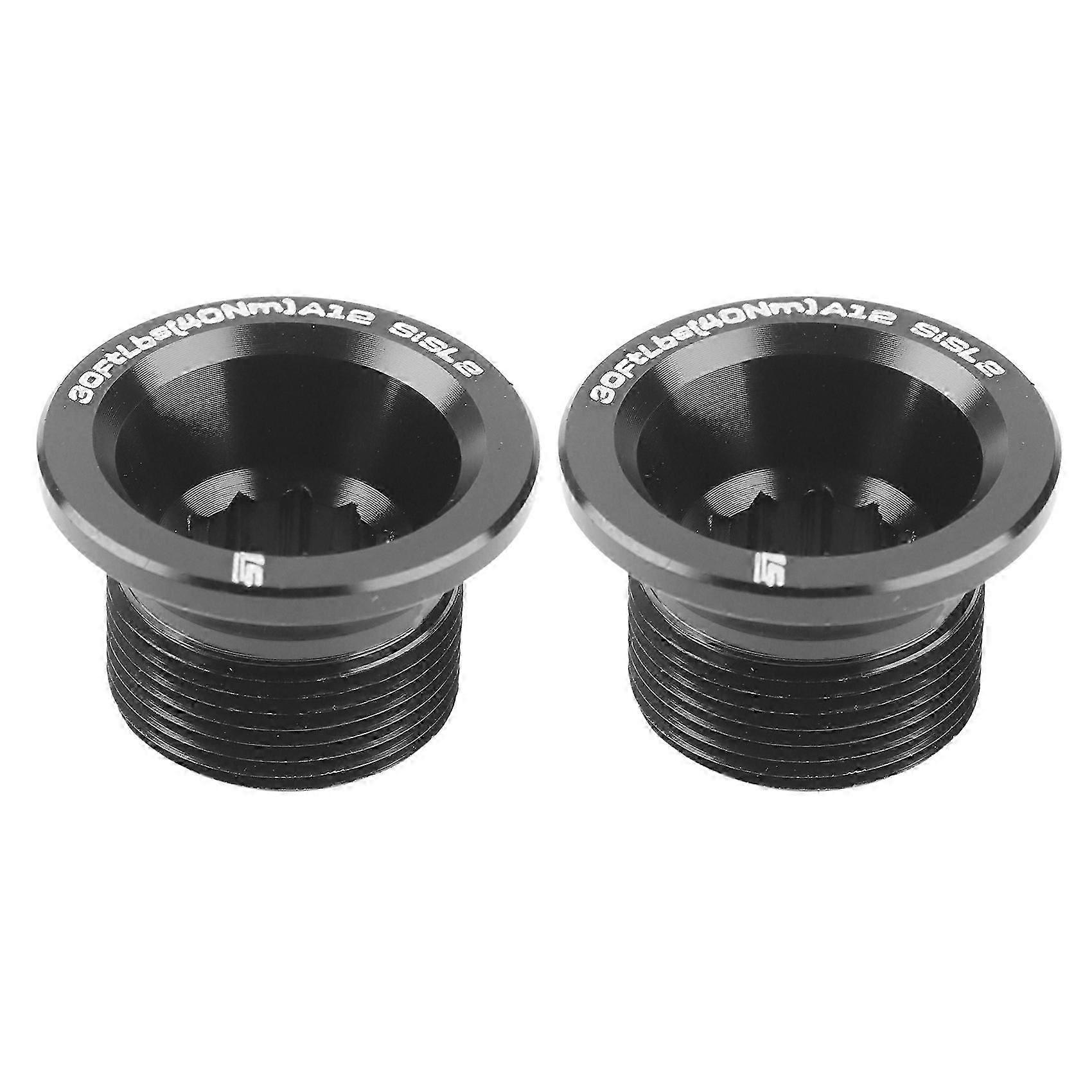 2X Hollowgram SiSL2 Crankbolt Kit Black KP251